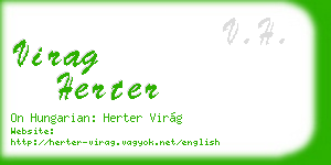 virag herter business card